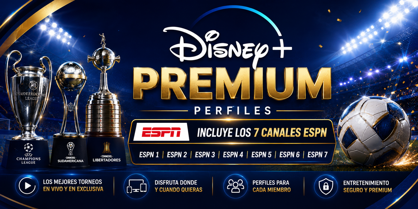 DISNEY PERFILES PREMIUN X 30 DIAS